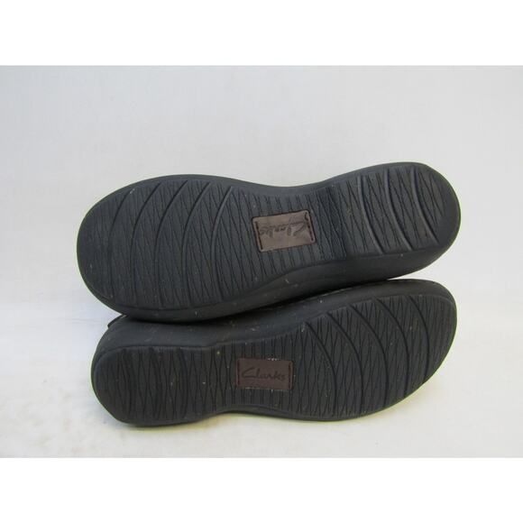 Clarks Womens Sz 7 M Brown Suede Zip Ankle Fashion Boots Bootie - Picture 9 of 11